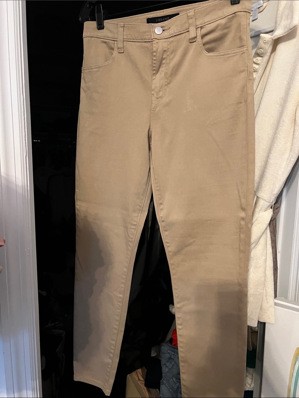 J Brand Straight Leg Pants - Beige
